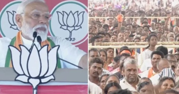 तमिलनाडु में गरजे पीएम मोदी,  DMK  और कांग्रेस को मारा जोरदार तमाचा