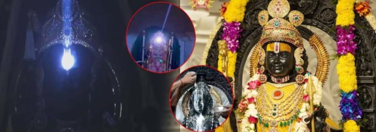 रामनवमी के शुभ अवसर पर हुआ रामलला का सूर्य तिलक, हुई लाइव स्ट्रीमिंग, उमड़ी भक्तों की भीड़